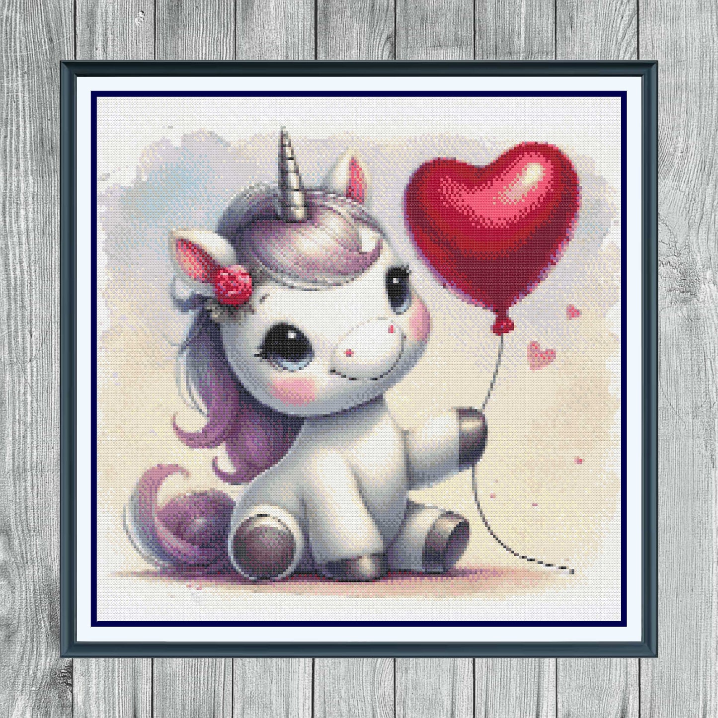 Valentine Unicorn PDF Chart