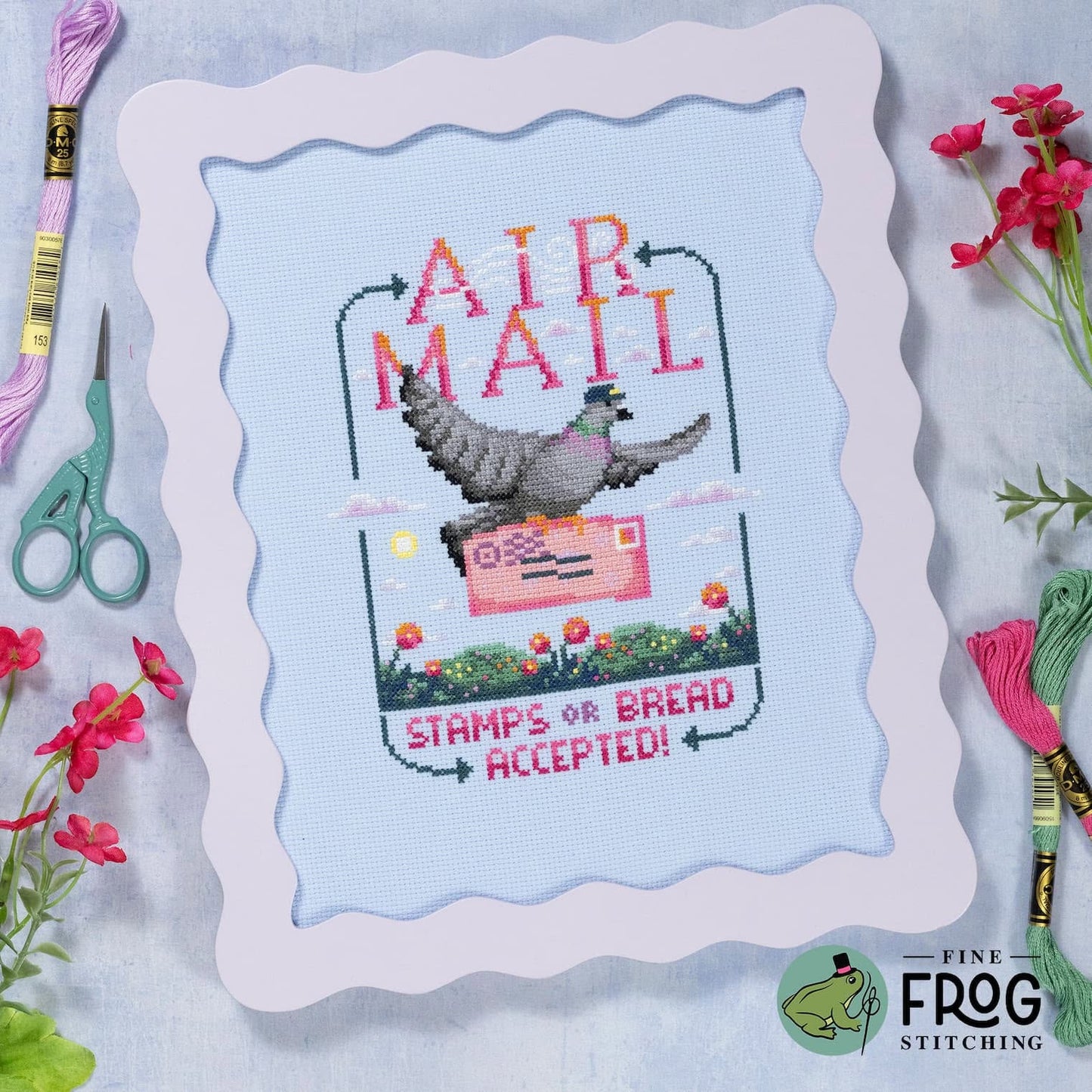 Fine Frog Stitching Charts