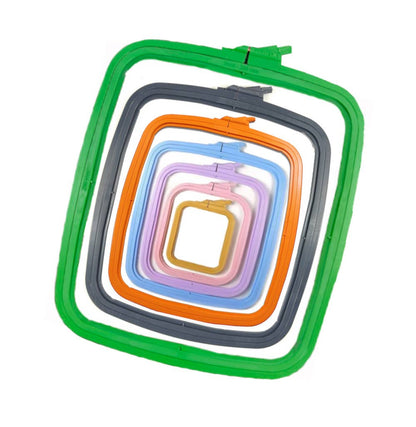 Nurge Square Plastic Hoops 110mm  X 95MM (4.3" 3.75")