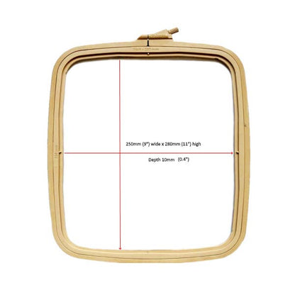 Nurge Square Plastic Hoops 280 x 250mm (11" X 10")