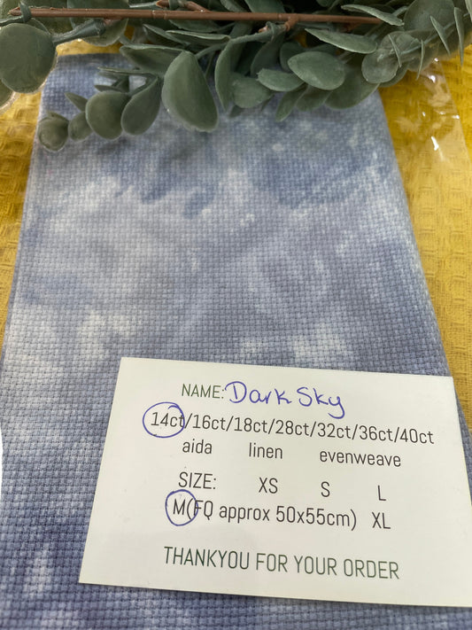 Dark Sky hand-dyed fabric