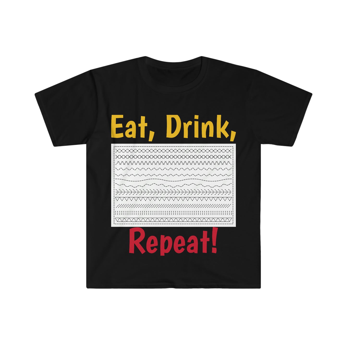 Eat Drink Stitch Repeat Soft Tshirt