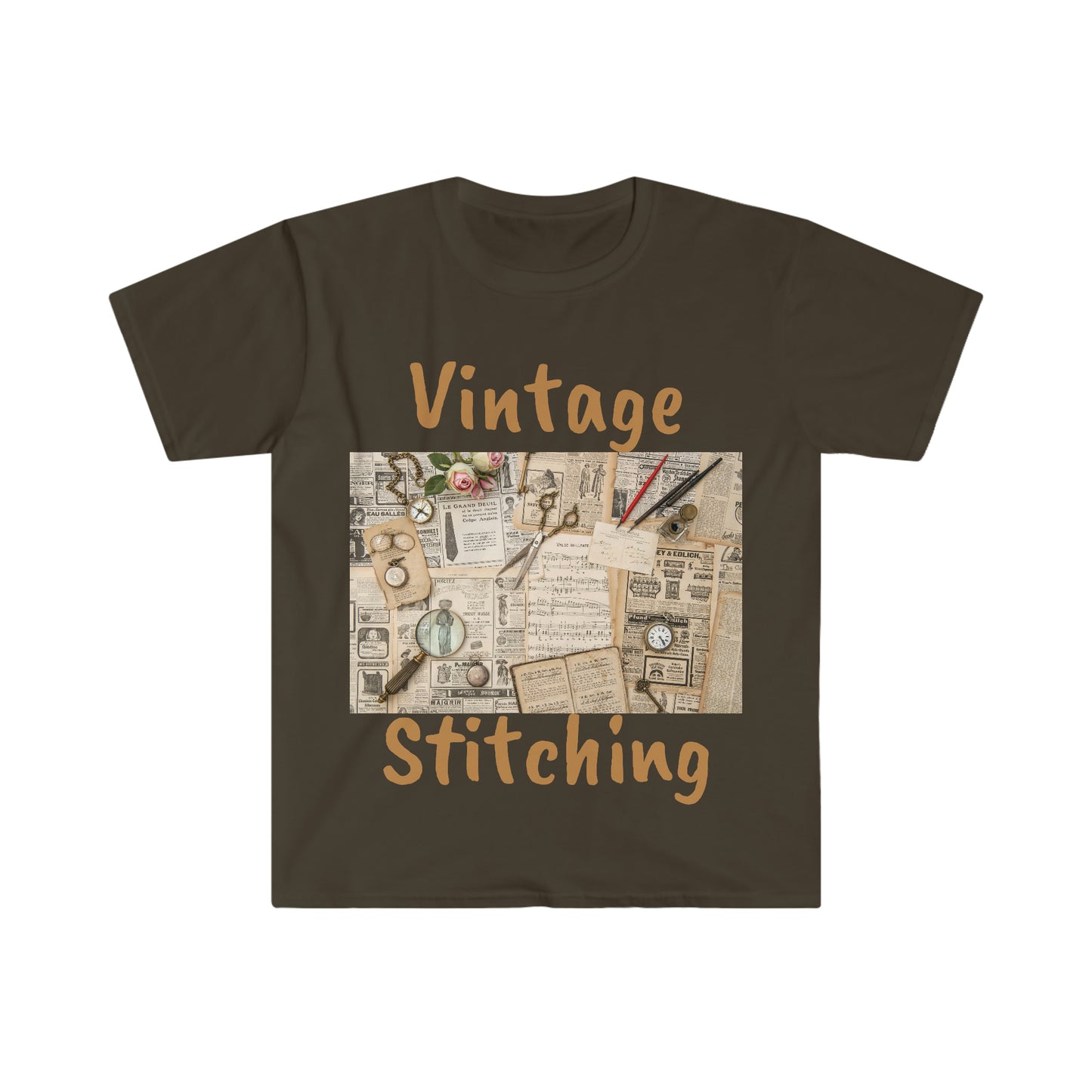 Vintage Stitching Softstyle T-Shirt