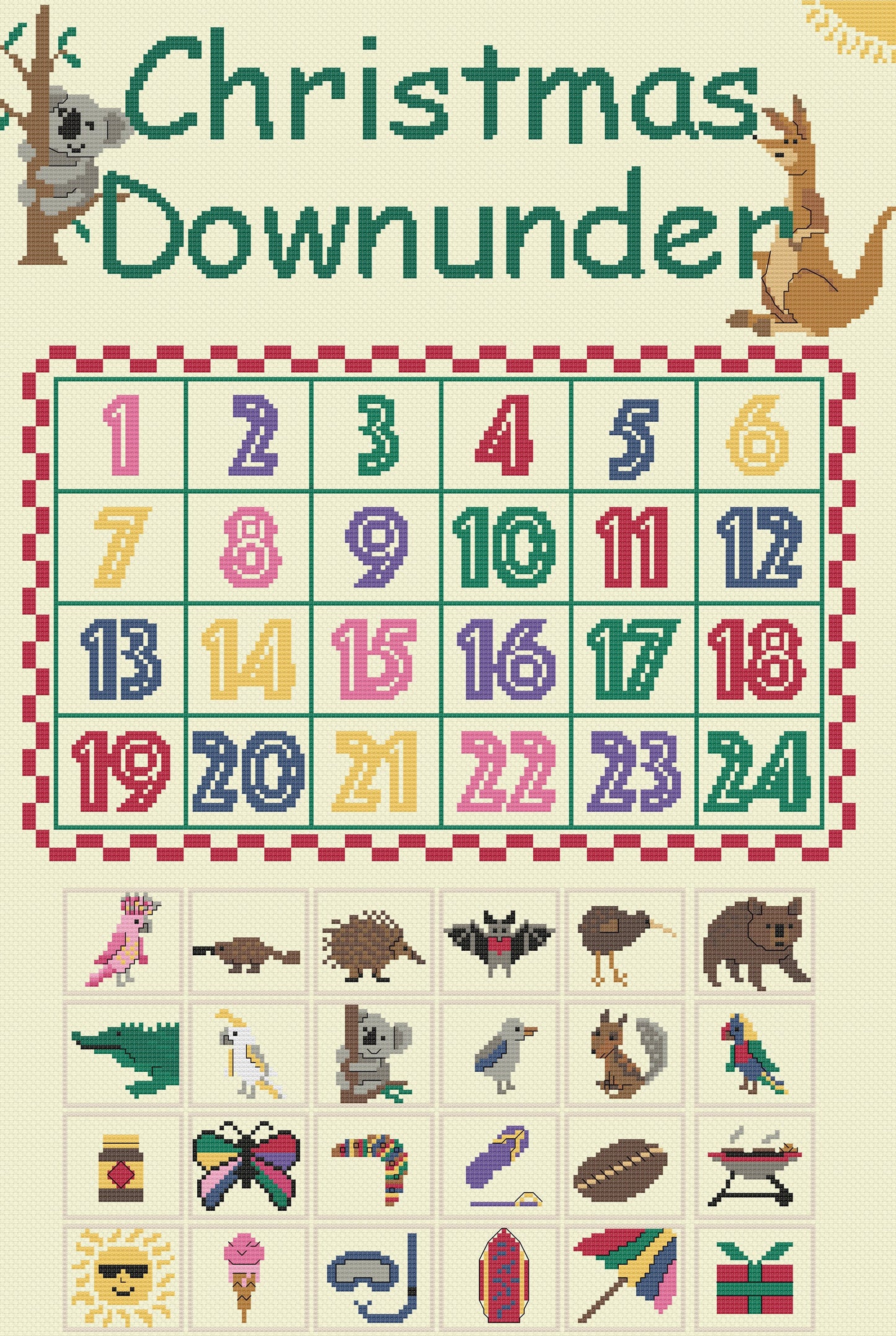 Christmas Downunder Advent Calendar PDF