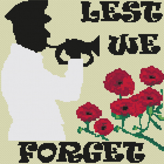 Lest We Forget Navy Small PDF