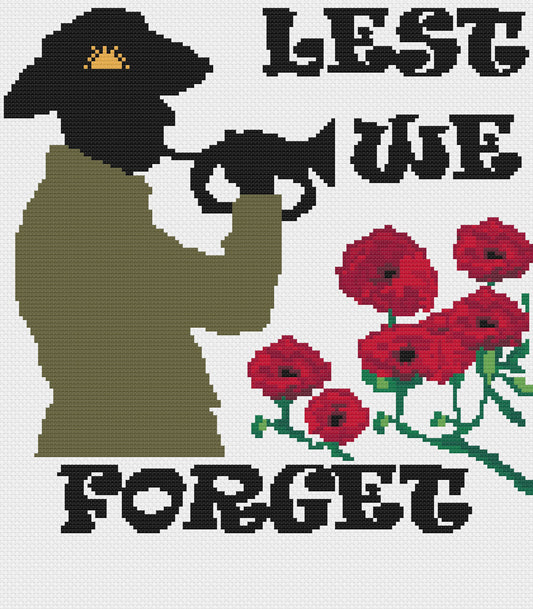 Lest We Forget Army Small PDF