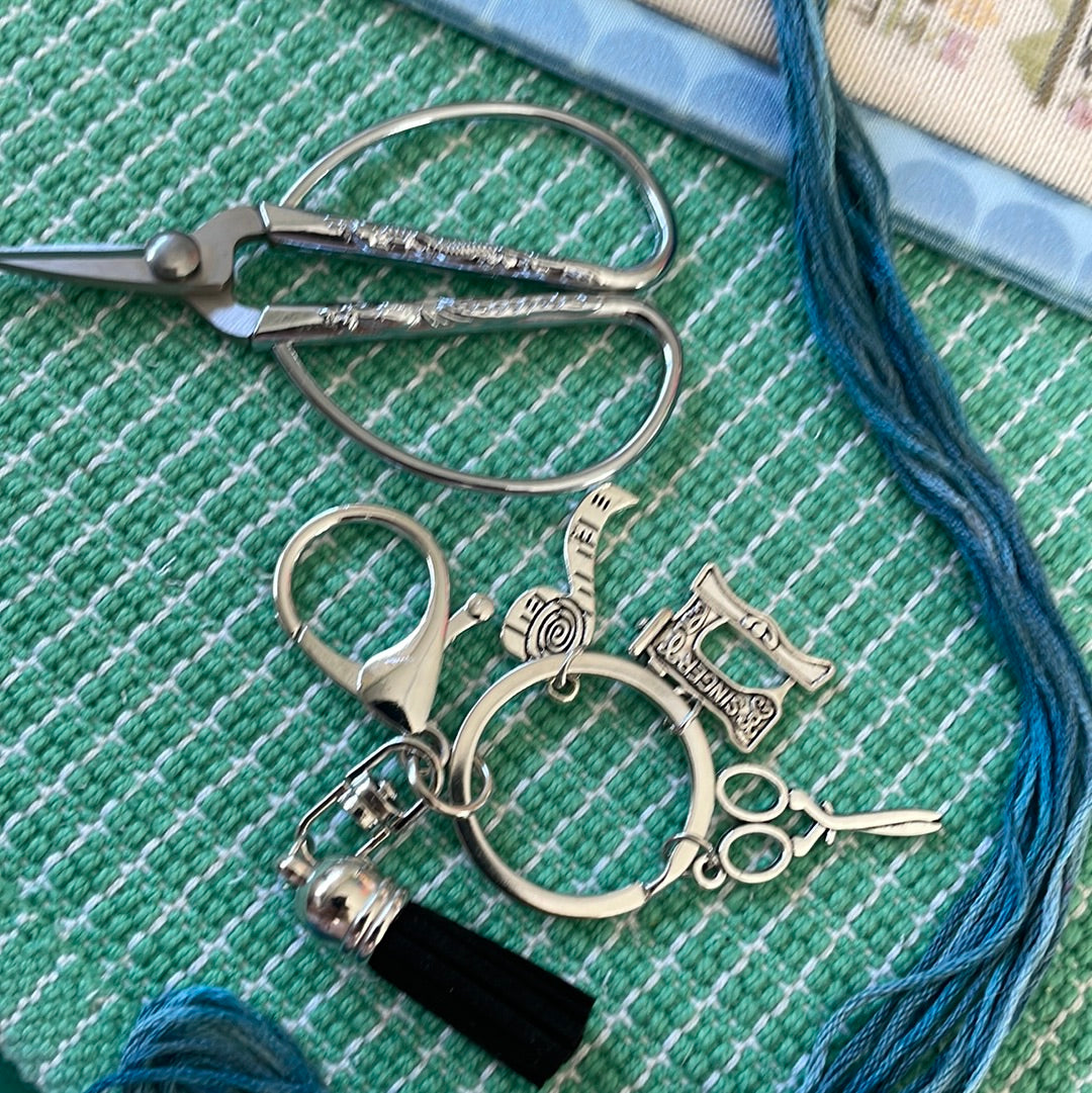 Thread keep/Scissor fob