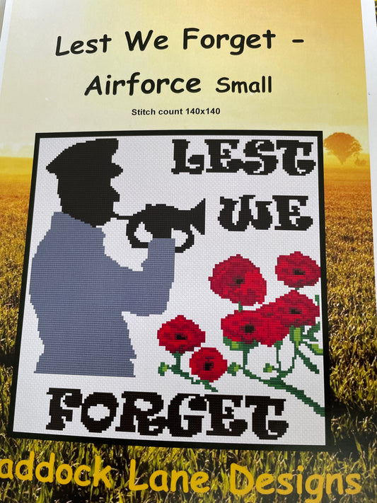 Lest We Forget Air Force Small Card